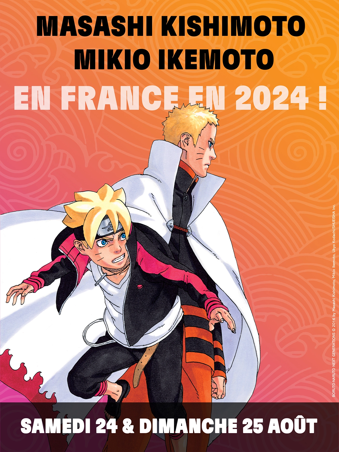 MASASHI KISHIMOTO ET MIKIO IKEMOTO EN FRANCE EN 2024