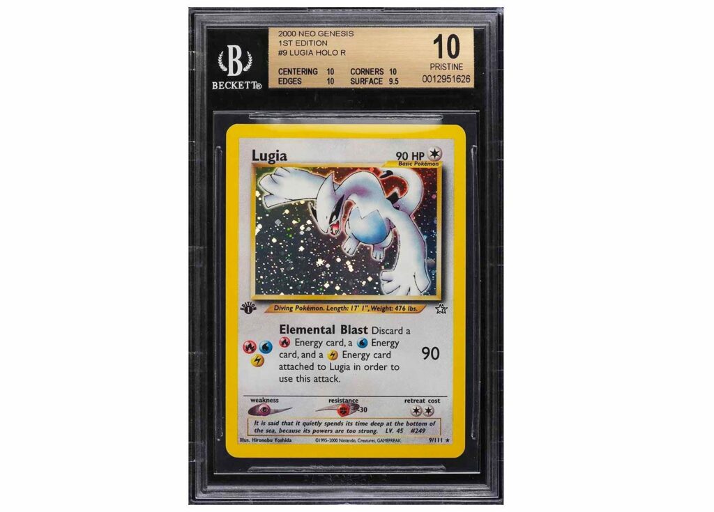 Lugia Neo Genesis 1ère Édition Holographique (2000)