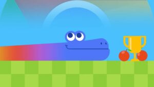 google snake année serpent jeu