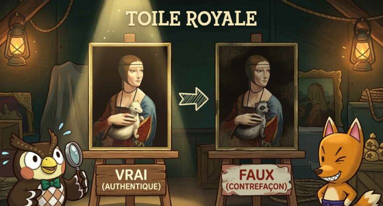 toile royale animal crossing